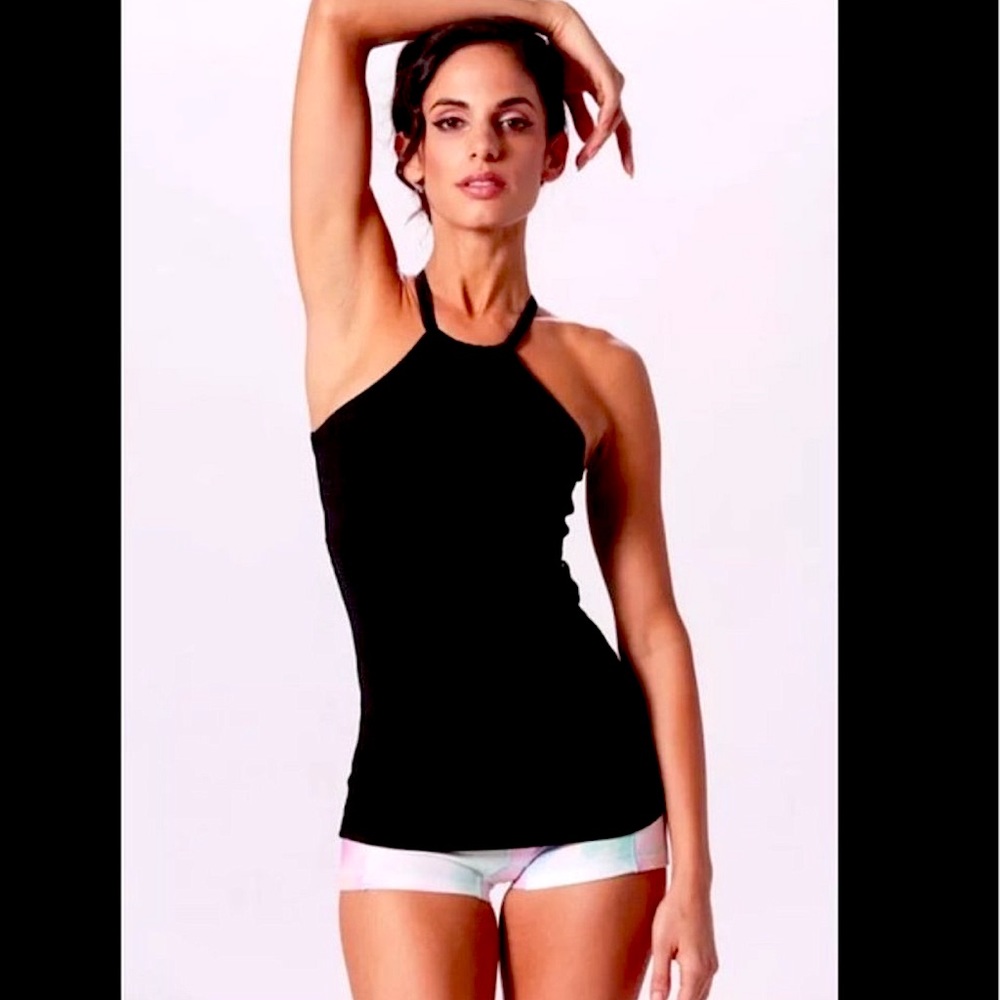 Popflex Active Strappy Mesh Workout Shirt Tank Size 10